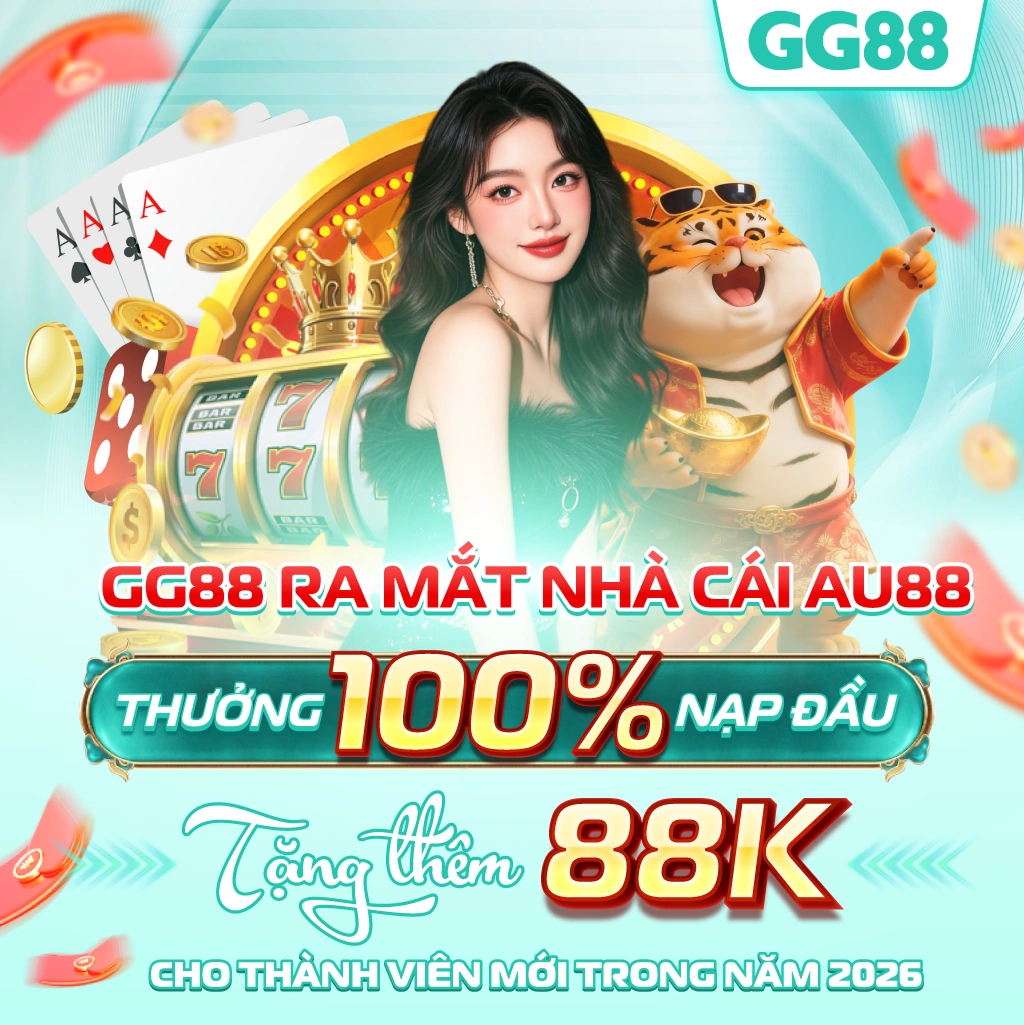 GG88 ra mắt nhà cái mới au88 thưởng 100% nạp đầu